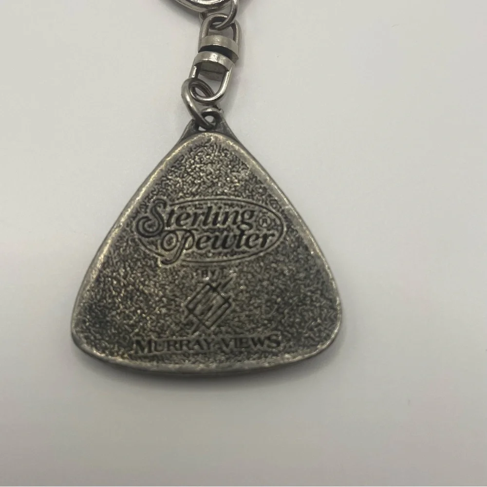 Kangaroo Island Souvenir Keychain Sterling Pewter By Murray Views Rare Vintage
